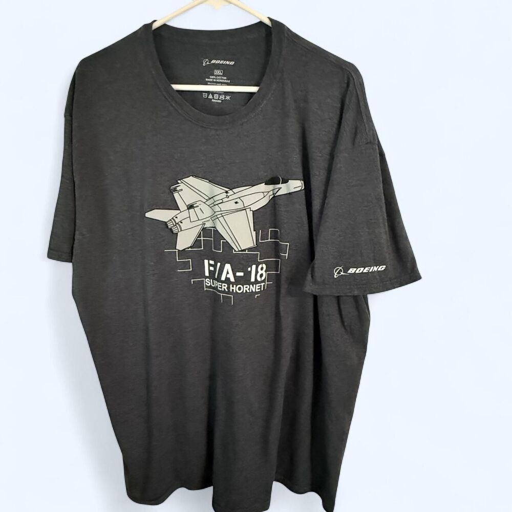 ✨ Boeing Men's F/A-18 Super Hornet Graphic T-Shirt Size 3XL